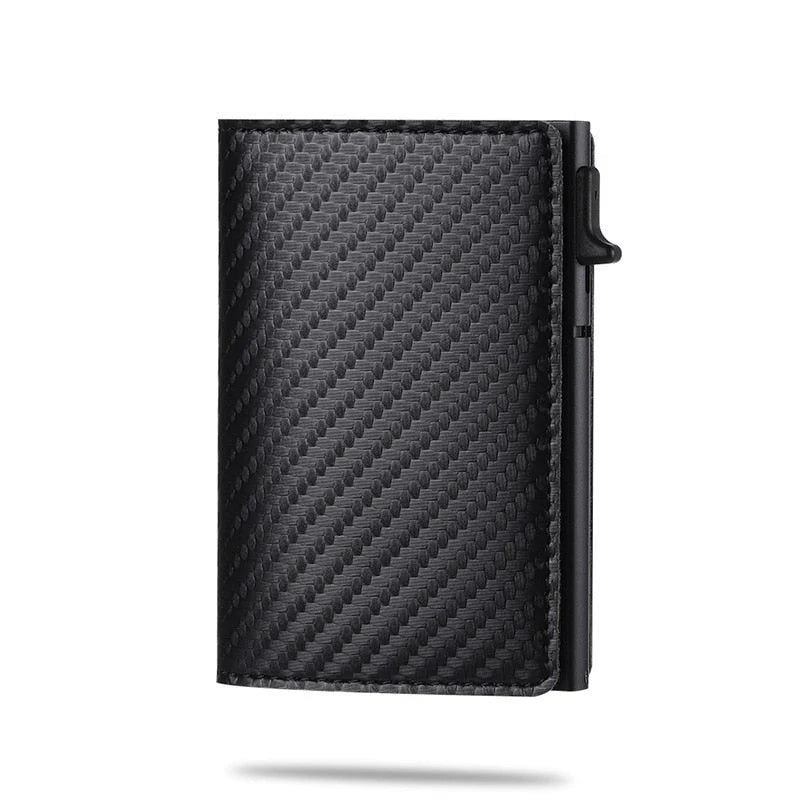 Wallet Carbon Fiber Slim Built-In Tracker Slot