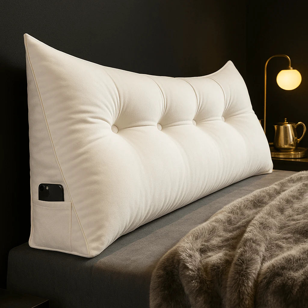 Wedge Pillow Ergonomic Support Organic Cotton Cover Multiple Sizes