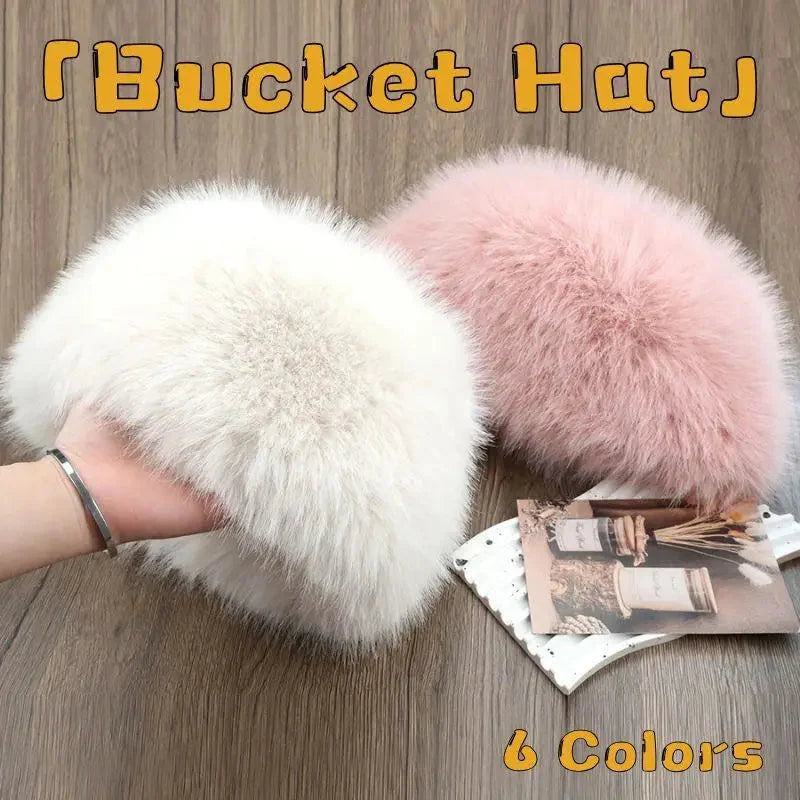 Winter Hat Faux Fur Fleece Lined Windproof Ear Flaps