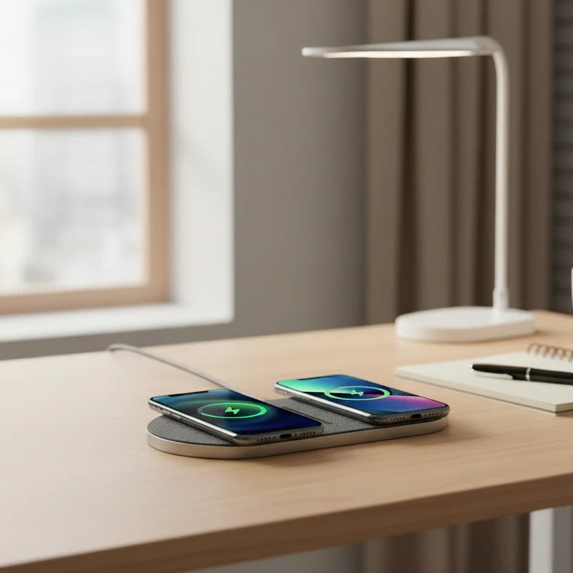 Wireless Charging Station Dual Qi 40W Multi-Device】【。
