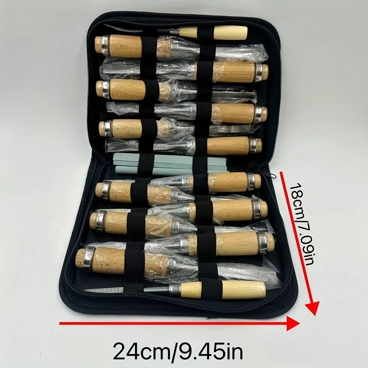 Wood Carving Knife Set 18-Piece Steel Blades