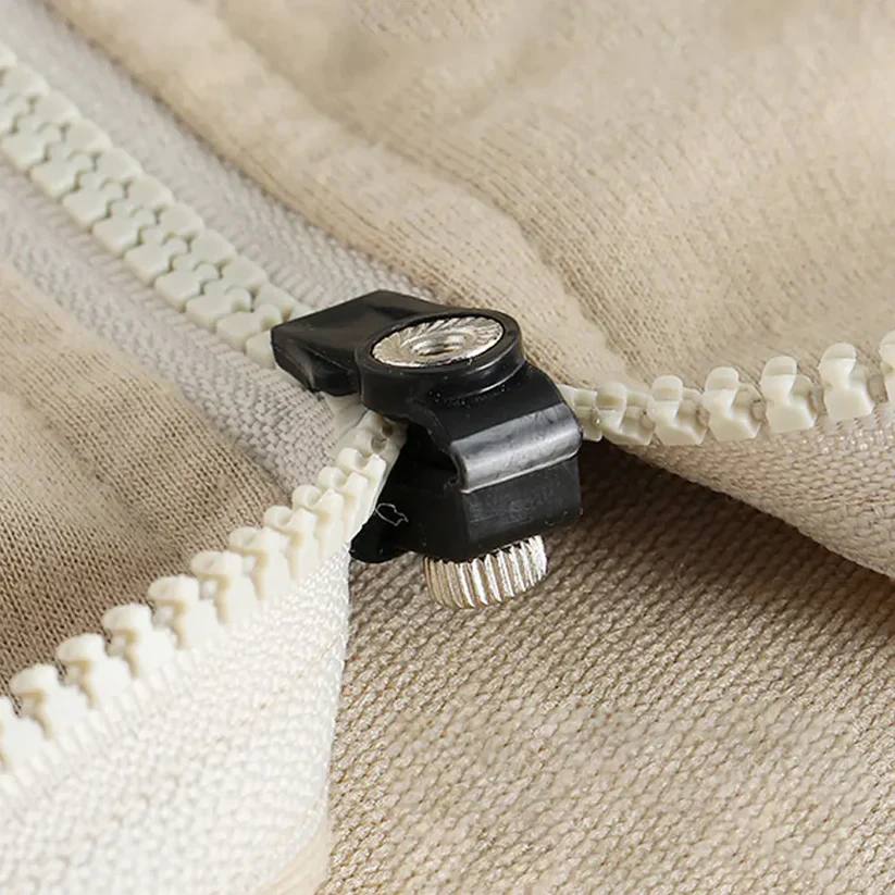 Zipper Repair Kit Clip-On No-Sew Sliders Set of 6